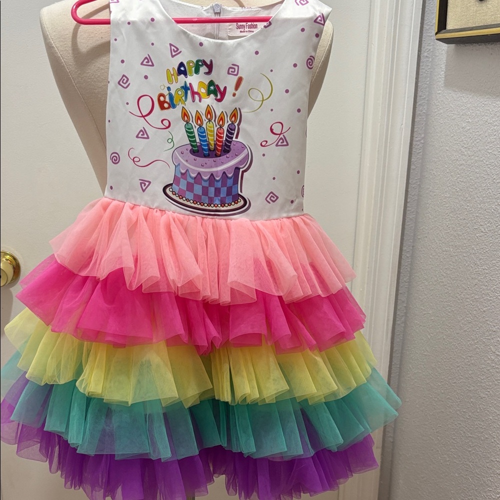 Colorful Birthday Cake Dress